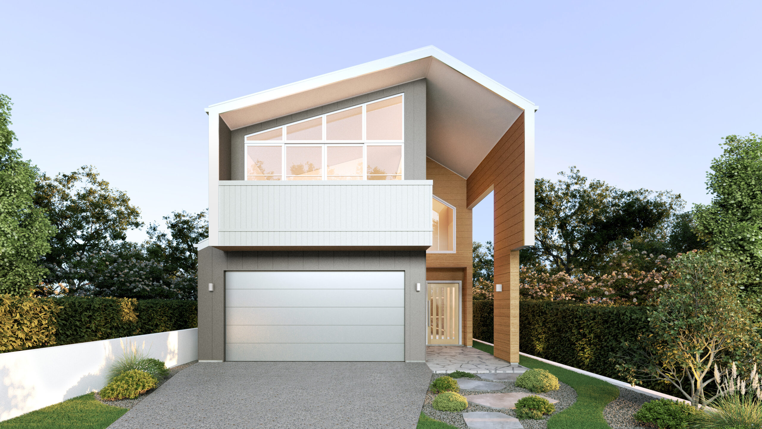 Front view illustration of project - Morningside I
