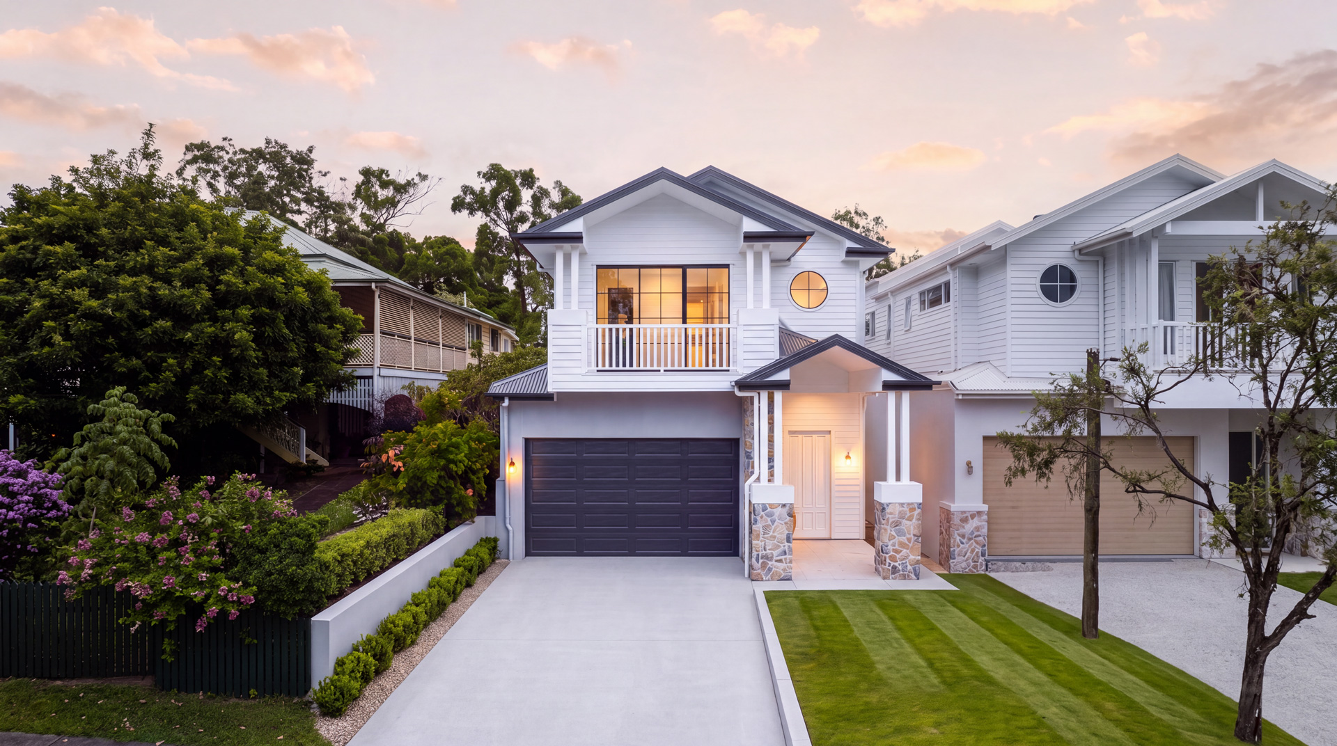 Narrow block home by BESA designed for a narrow frontage in Brisbane